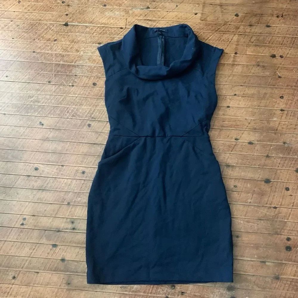 Banana Republic cowl neck sleeveless O little black dress